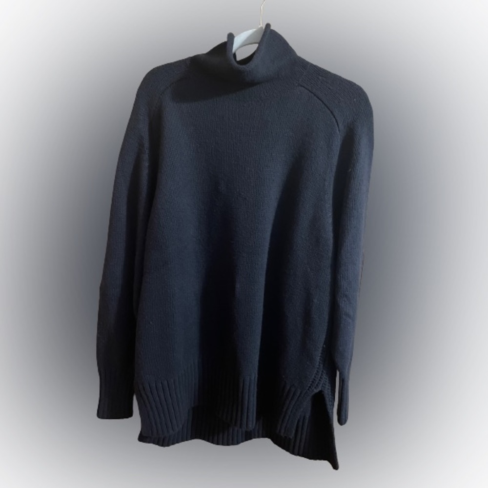 LOFT Lou & Grey women’s black tunic sweater size large